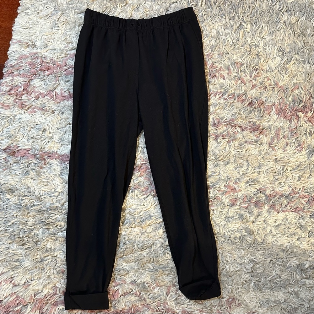 Lululemon luon black jogger pants 8
